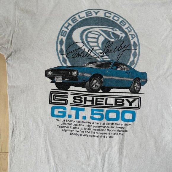 Vintage Shelby Cobra GT500 Graphic Tee - Size L - Picture 3 of 8